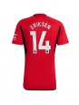 Manchester United Christian Eriksen #14 Replika Hemmakläder 2023-24 Kortärmad